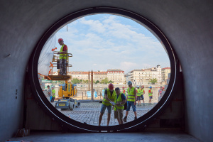 We installed six glazed cubicles at Rašínovo nábřeží - 2