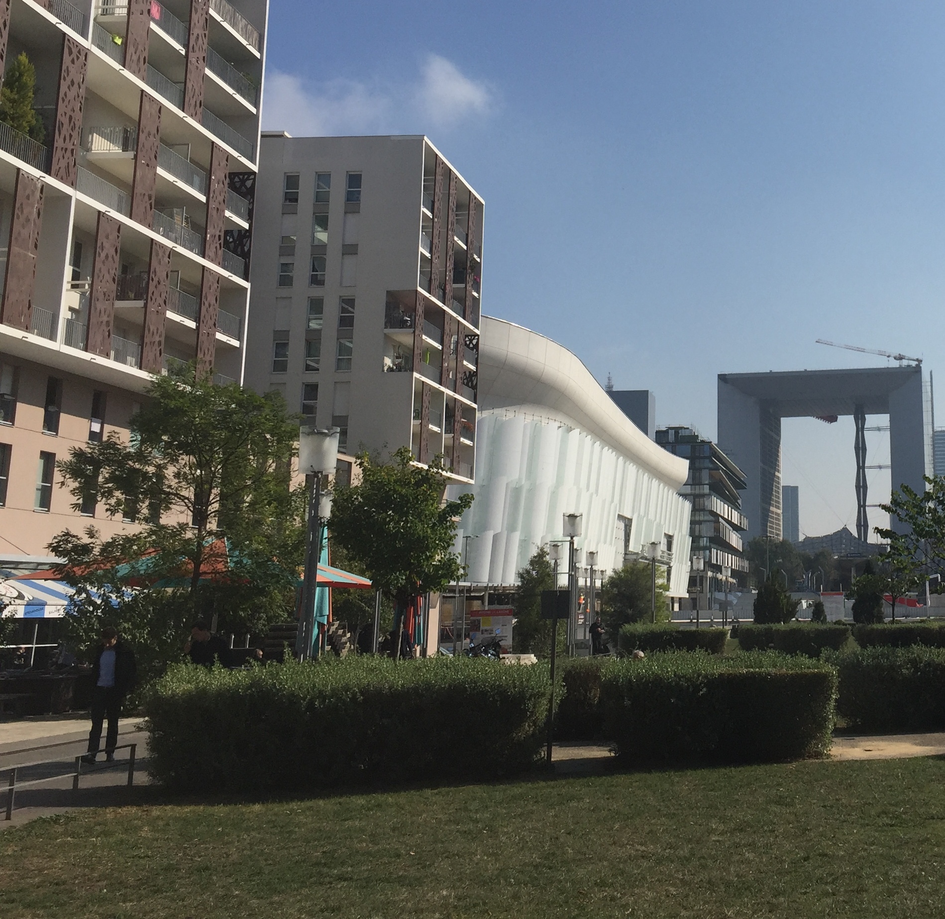 Arena Nanterre -  fabrication of shells finished